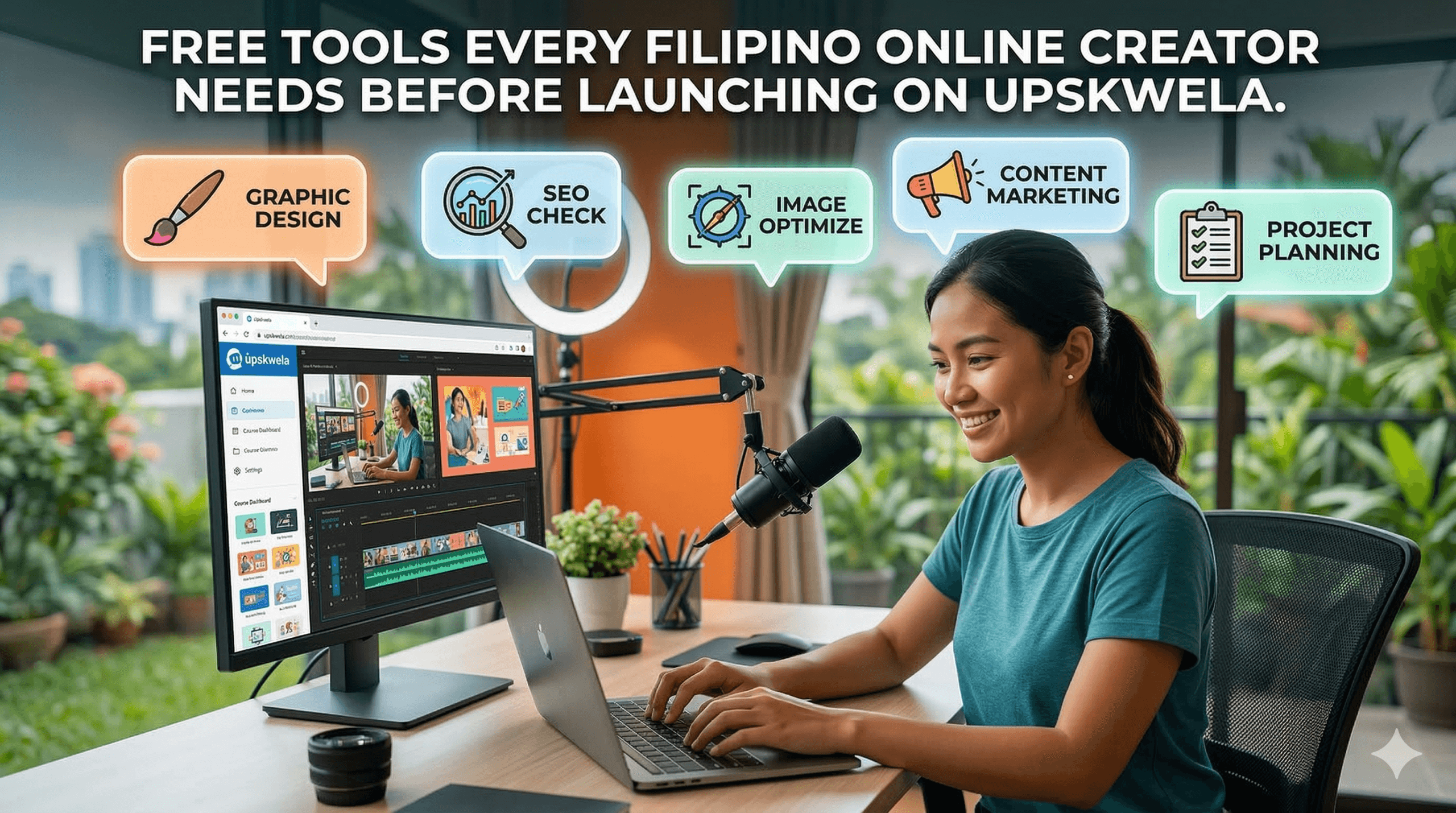 Free Tools Every Filipino Online Creator Needs Before Launching on Upskwela